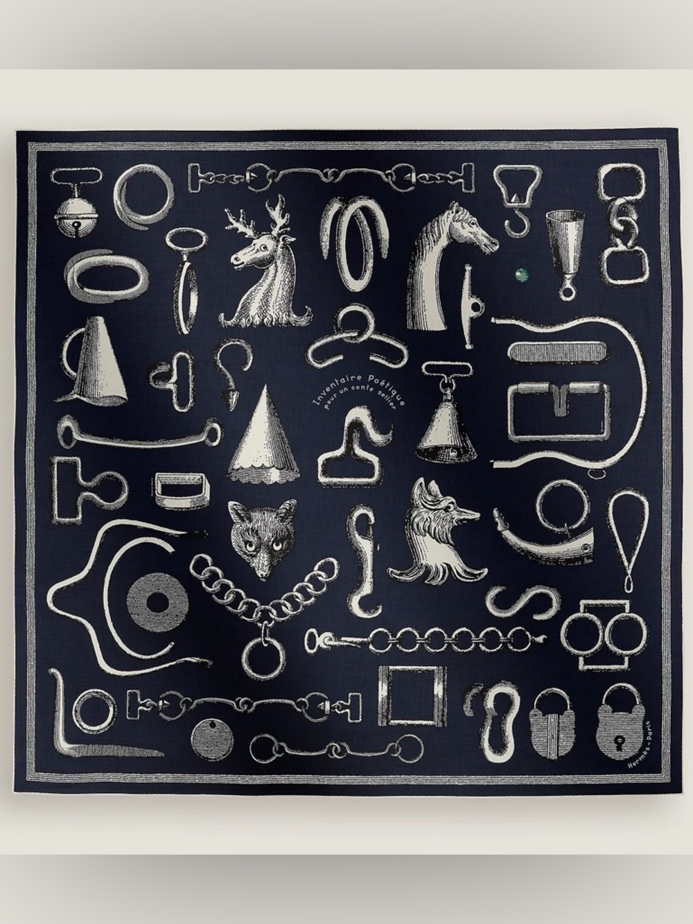 Hermès Shawl 140 in Cashmere and Silk - NEW